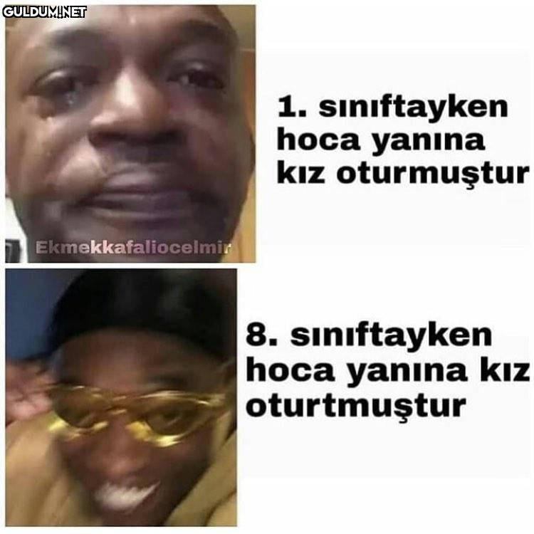 1. Siniftayken hoca yanına...