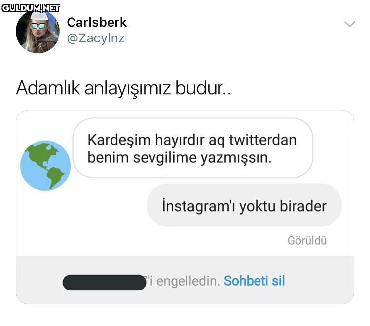 adamlıkta bugün Carlsberk...