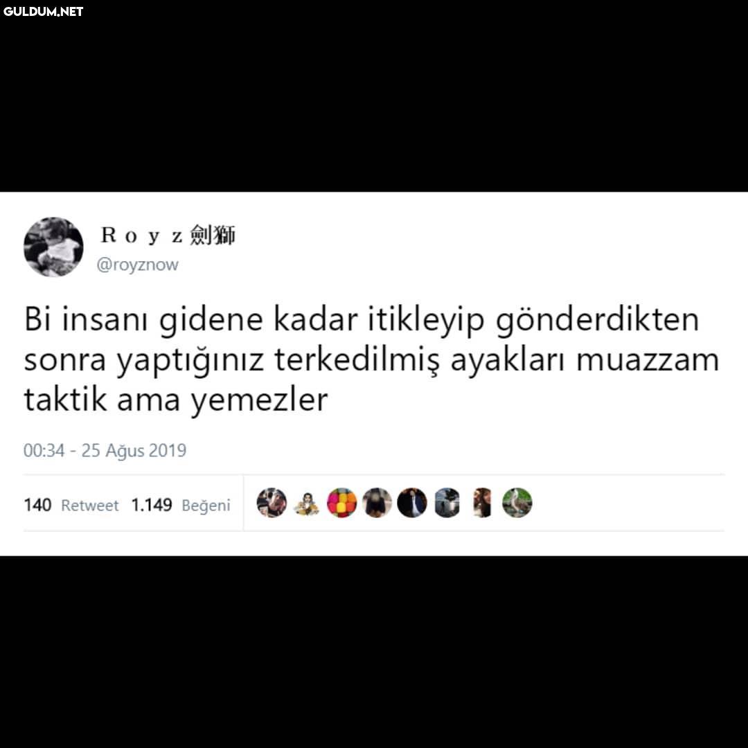 Roy z @royznow Bi insanı...