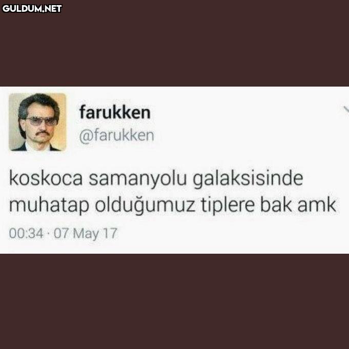 - koskoca samanyolu...