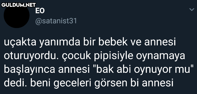 uçakta yanımda bir bebek...