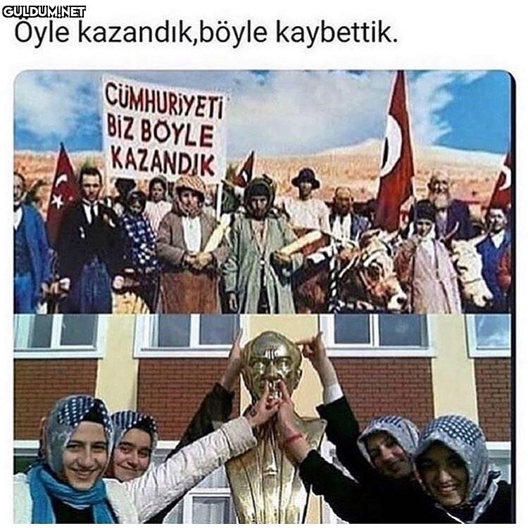 Öyle kazandık,böyle...