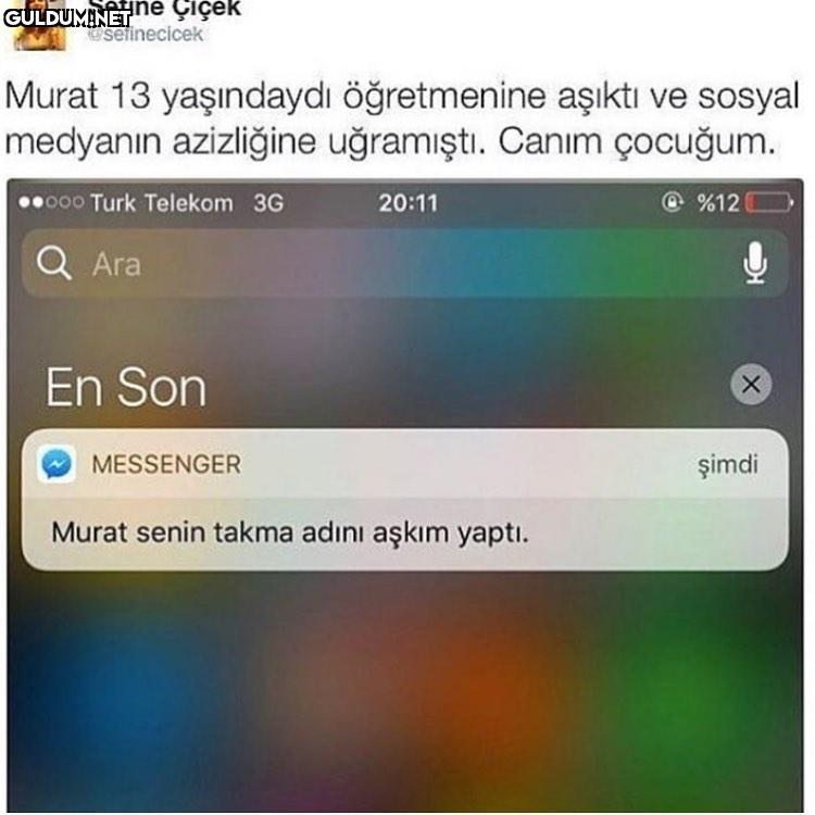 Murat 13 yaşındaydı...