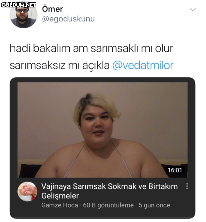 Ömer @egoduskunu hadi...