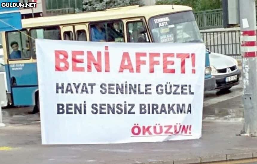 affetmek istediğiniz ÖKÜZÜ...
