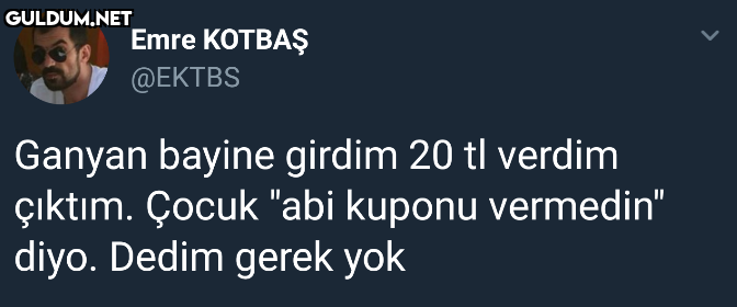 Emre KOTBAŞ @EKTBS Ganyan...