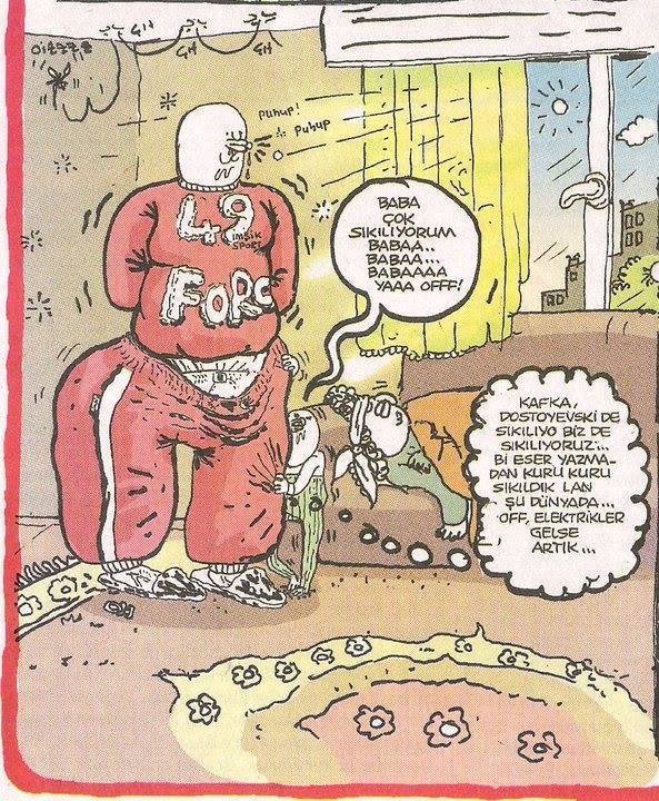 - Baba çok sıkılıyorum...