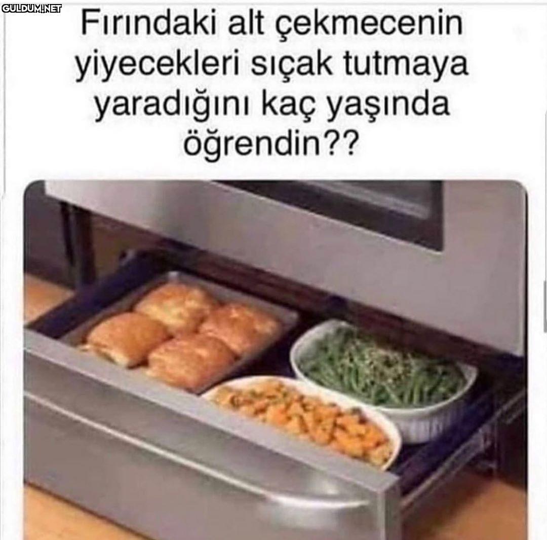 biz tepsi koyuyoduk...