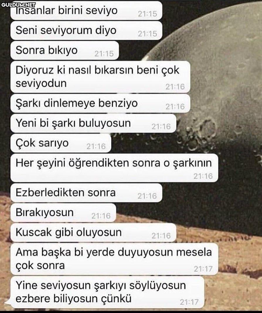 insanlar birini seviyo...