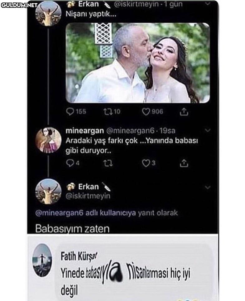 Erkan Nişanı yaptik......