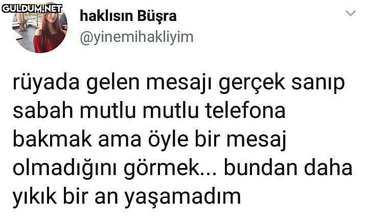 Bana da hep tersi...