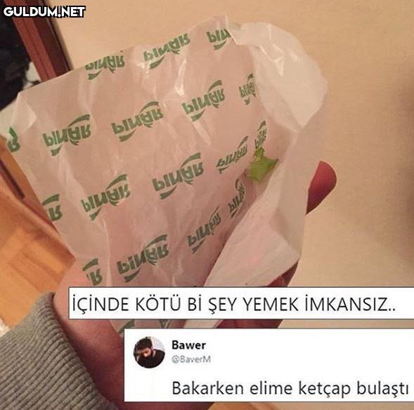 İnsanın eline aniden...