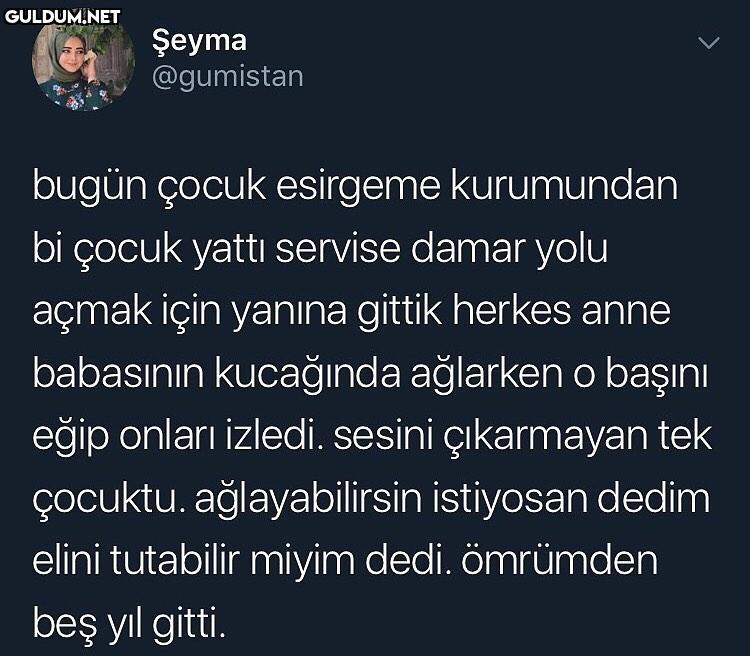 Şeyma @gumistan bugün...