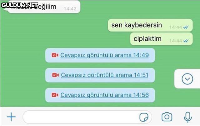 -Müsait değilim 14:42 
sen...