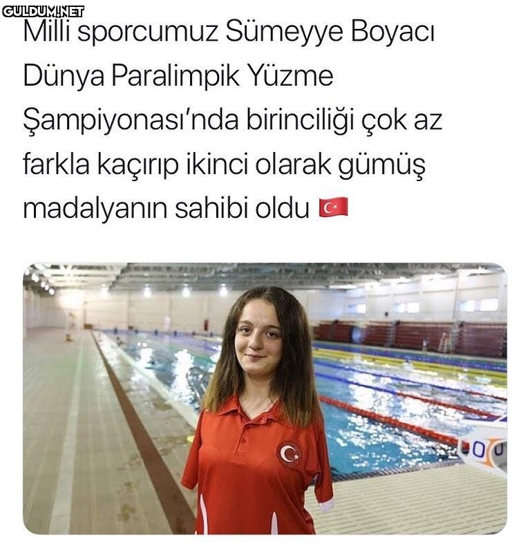 Tebrikler Sümeyye 👏🏻 Milli...