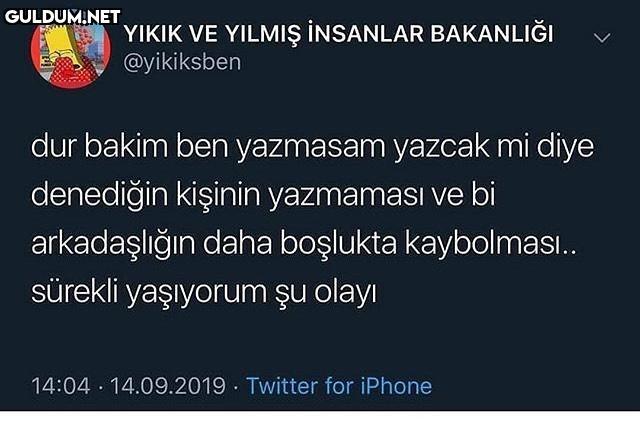 YIKIK VE YILMIŞ INSANLAR...