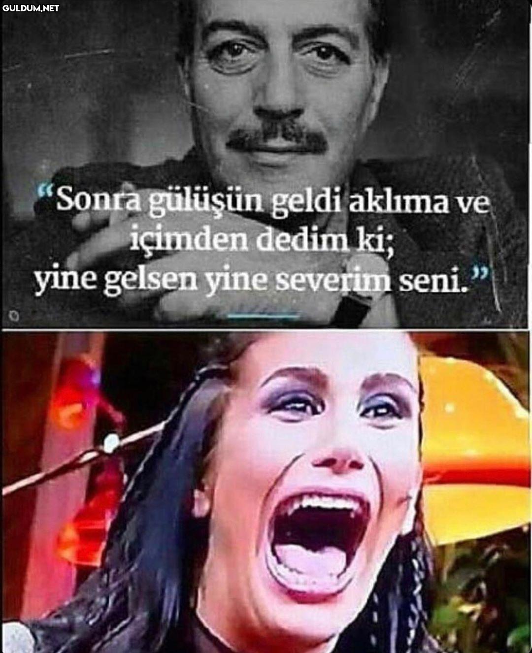 İyi geceler "Sonra gülüşün...