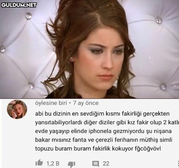 o yüzden şimdiki dizileri...