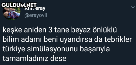 XIII. eray @erayovii keşke...