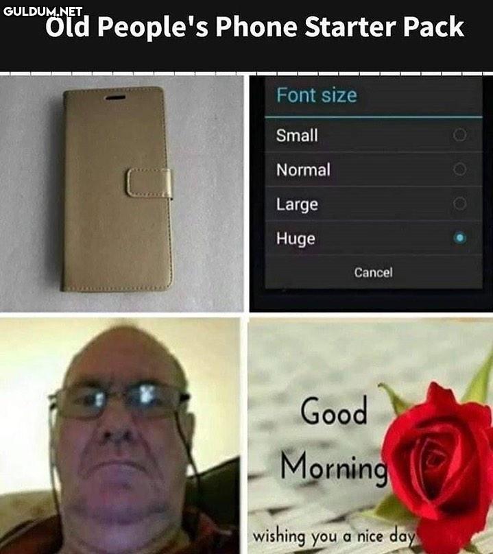 Old People's Phone Starter...