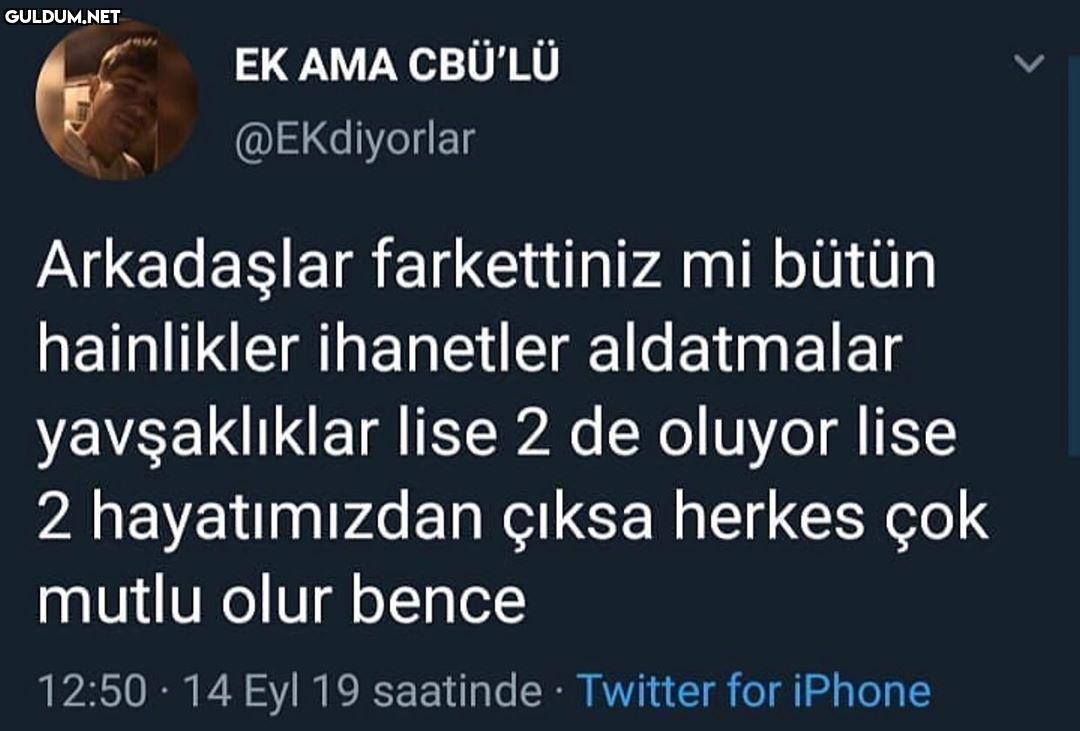 EK AMA CBÜ'LÜ @EKdiyorlar...