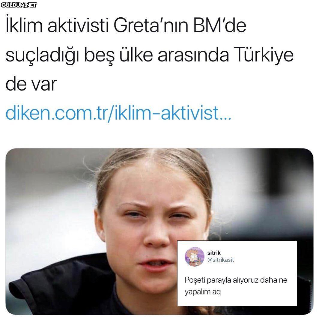 iklim aktivisti Greta'nın...
