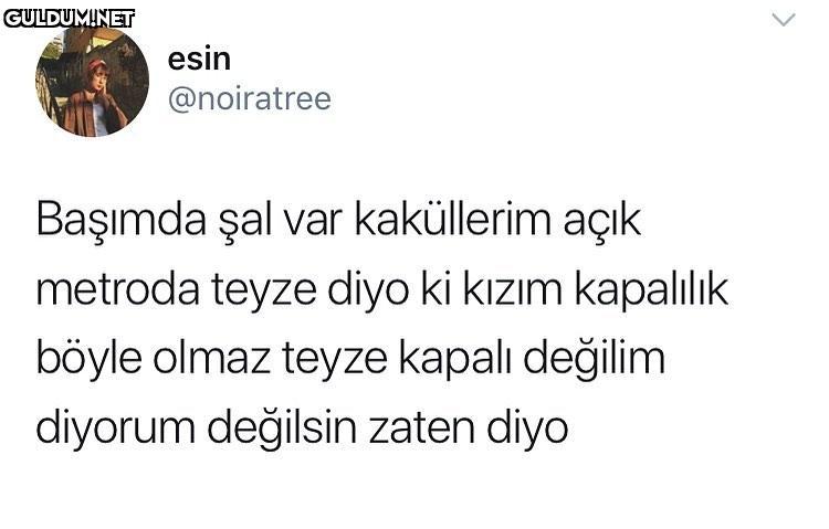esin @noiratree Başimda...
