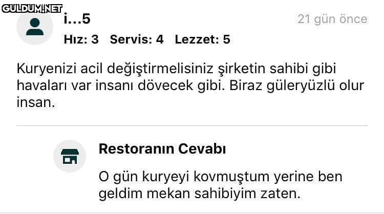 Mekanın sahibi geri geldi...