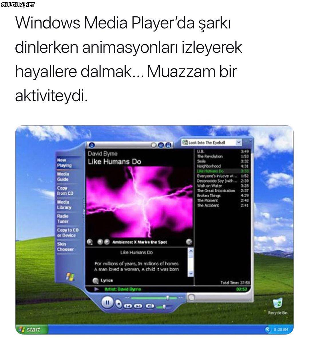 Windows Media Player'da...