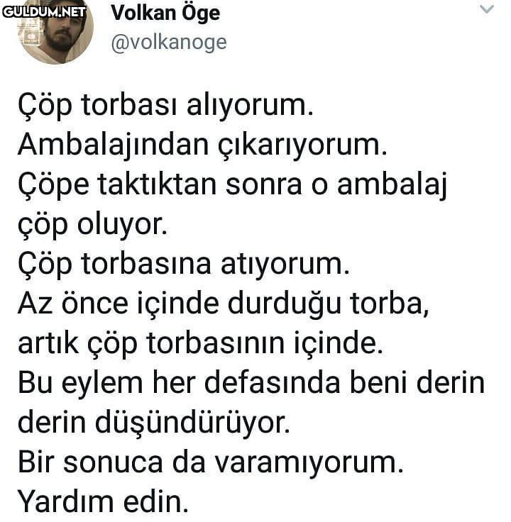 Volkan Öge @volkanoge Çöp...