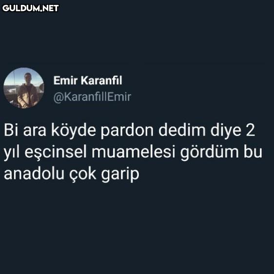 kesinlikle yasandi Emir...