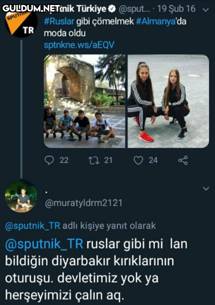 Ruslar gibi çömelmek...