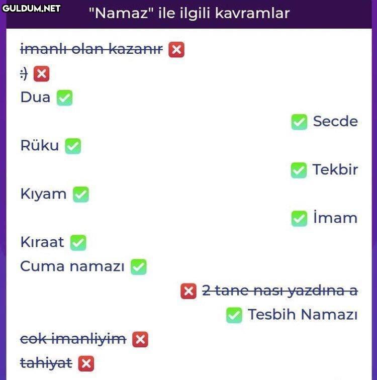 "Namaz" ile ilgili...