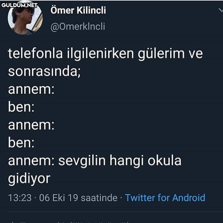 Şunu yaşamayan yoktur Ömer...