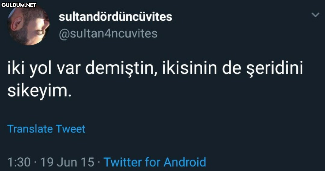 Küfür yok Beyler.

...