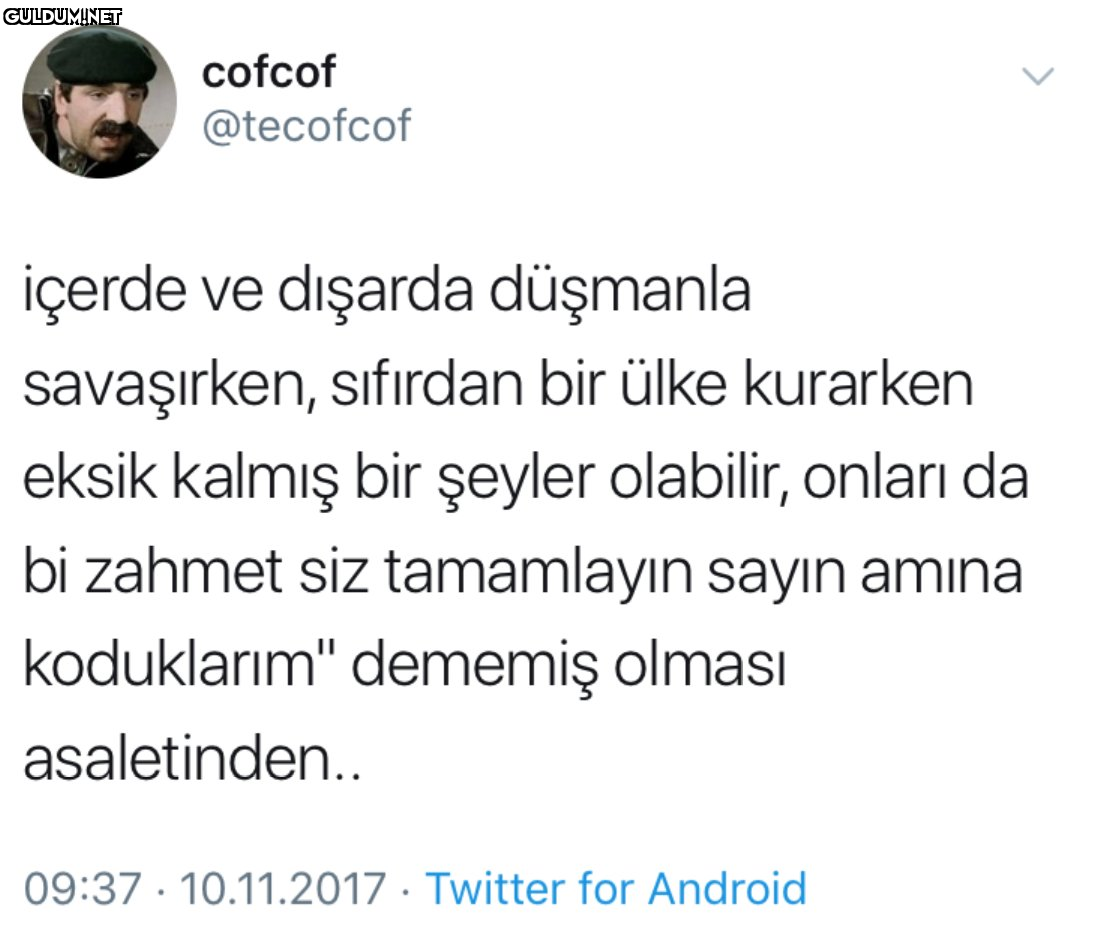 cofcof @tecofcof 
içerde...