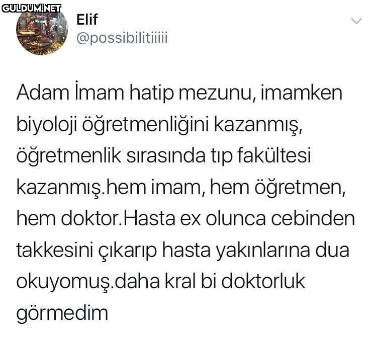 Elif @possibilitiiii Adam...
