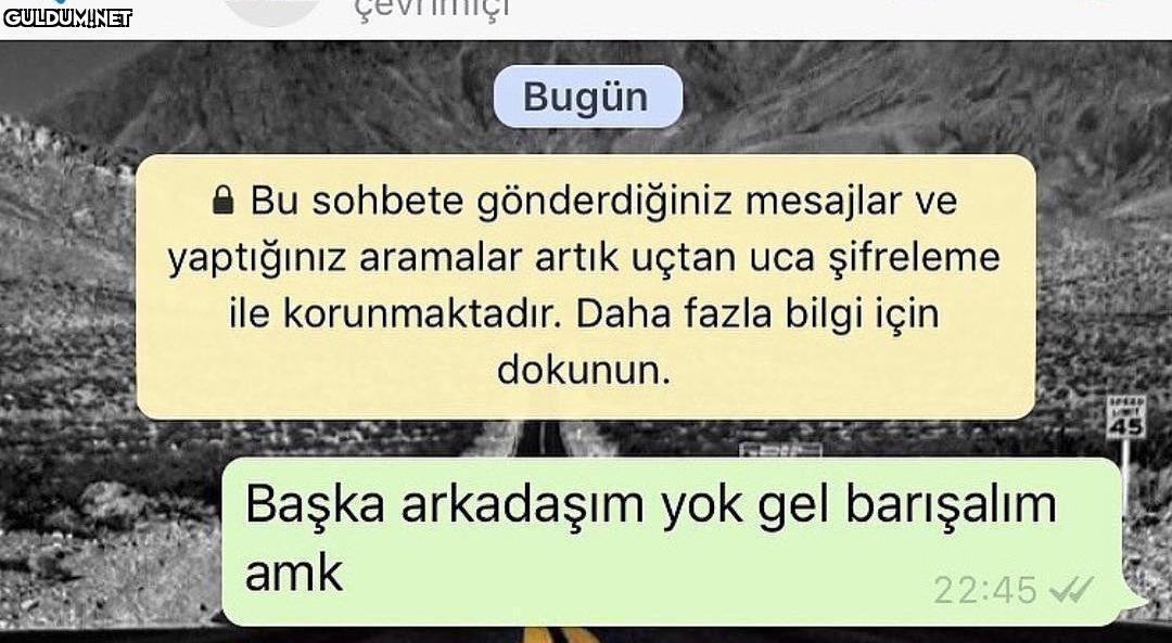 Bugün Bu sohbete...
