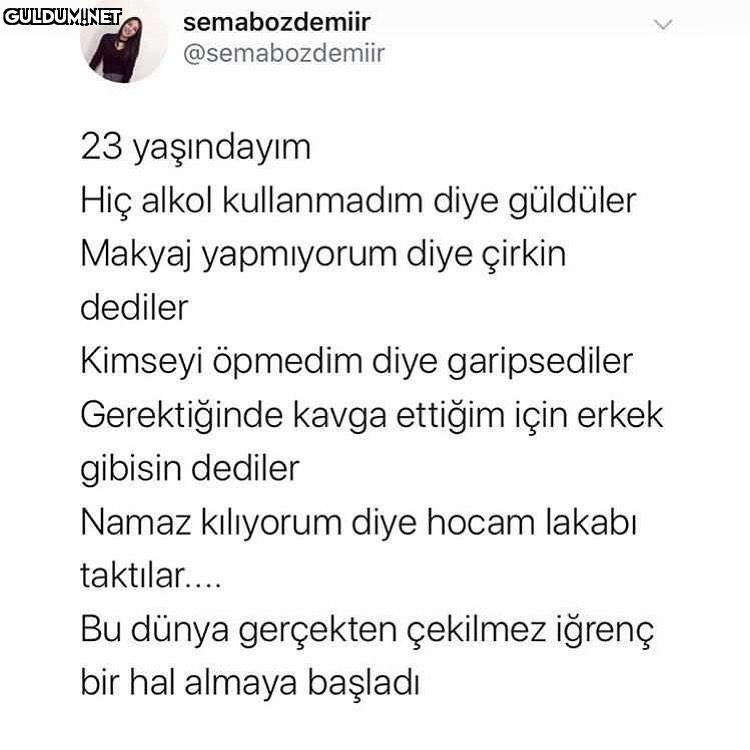 Cidden öyle......