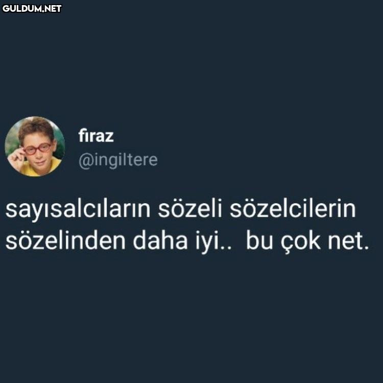 Ne diyo by? firaz...
