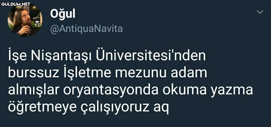 Oğul @AntiquaNavita Işe...