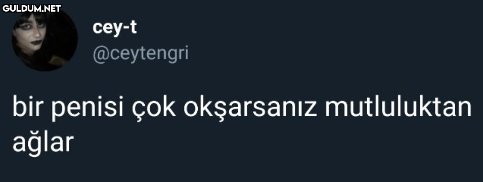 @ceytengri bir penisi çok...