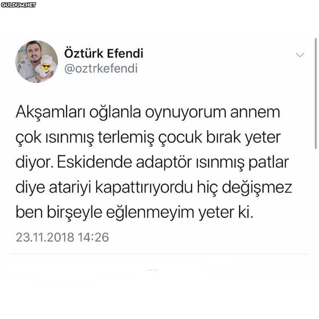Öztürk Efendi...