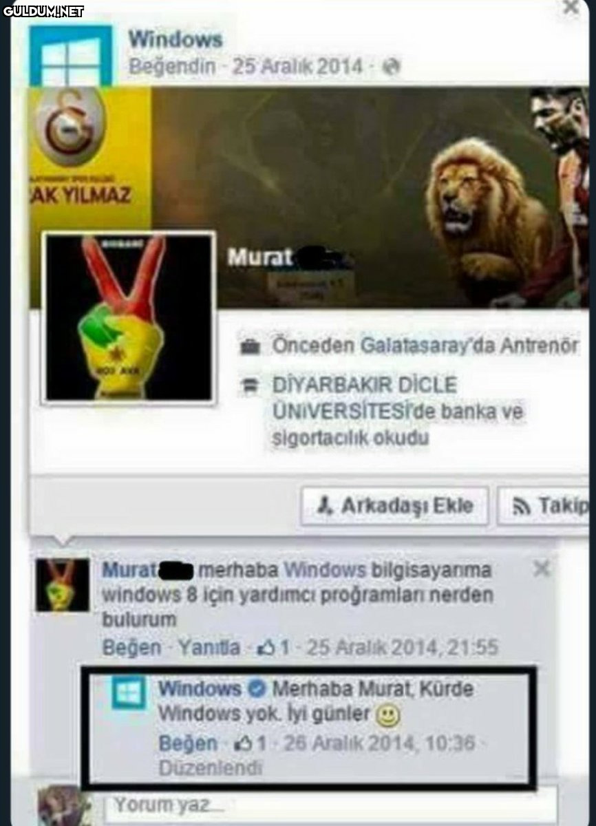 Murat merhaba Windows...