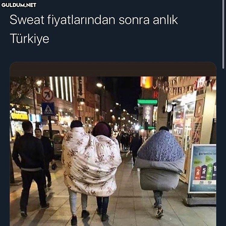 Sweat fiyatlarından sonra...