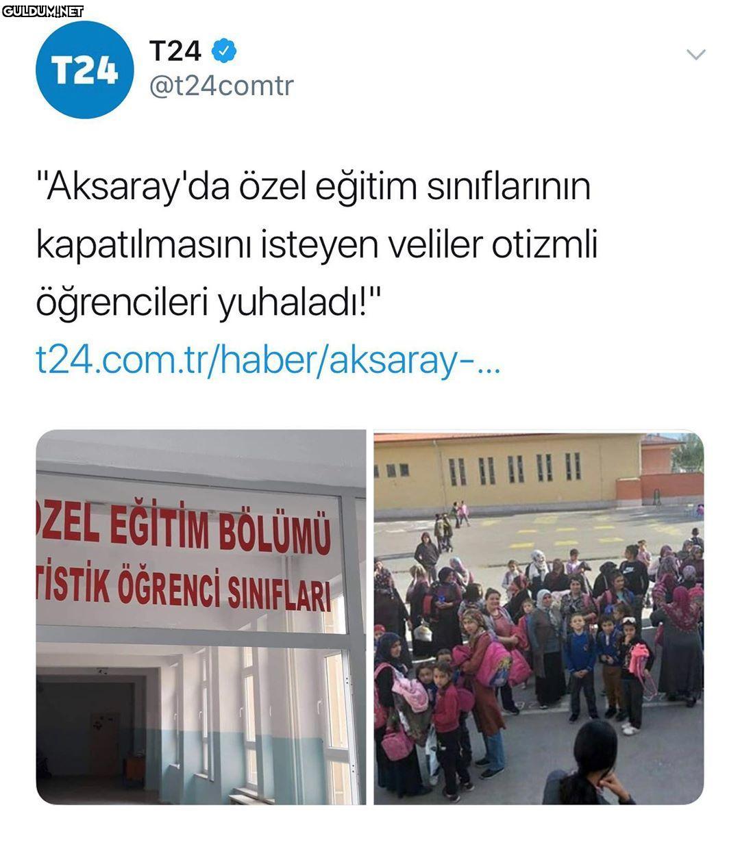 Bu veliler için de bir...
