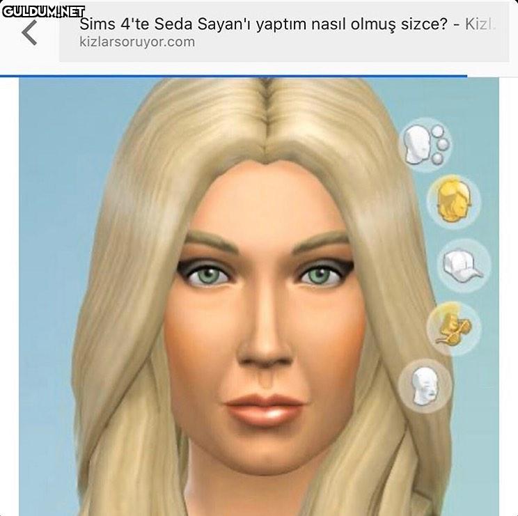 Sims 4'te Seda Sayan'ı...