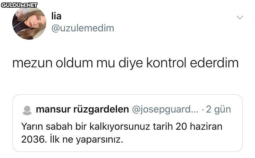 Yarin sabah bir...