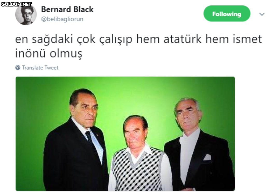 Bernard Black Following...