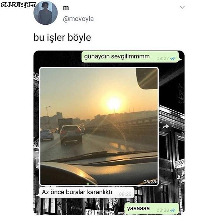 Güneşin doğuşu batısı...